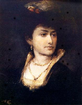 Maurycy Gottlieb Portrait of Artist's Sister - Anna. Sweden oil painting art
